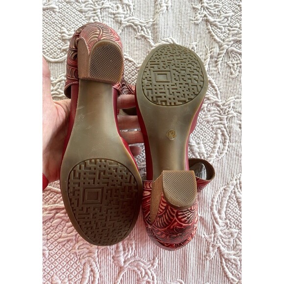 Spring Step L'Artiste Toolie Red Pump Ladies 42 /11 - Picture 7 of 13